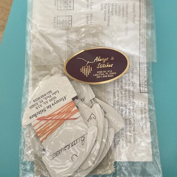 Winter snowman cross stitch kit. New. Sealed. - Picture 2 of 4